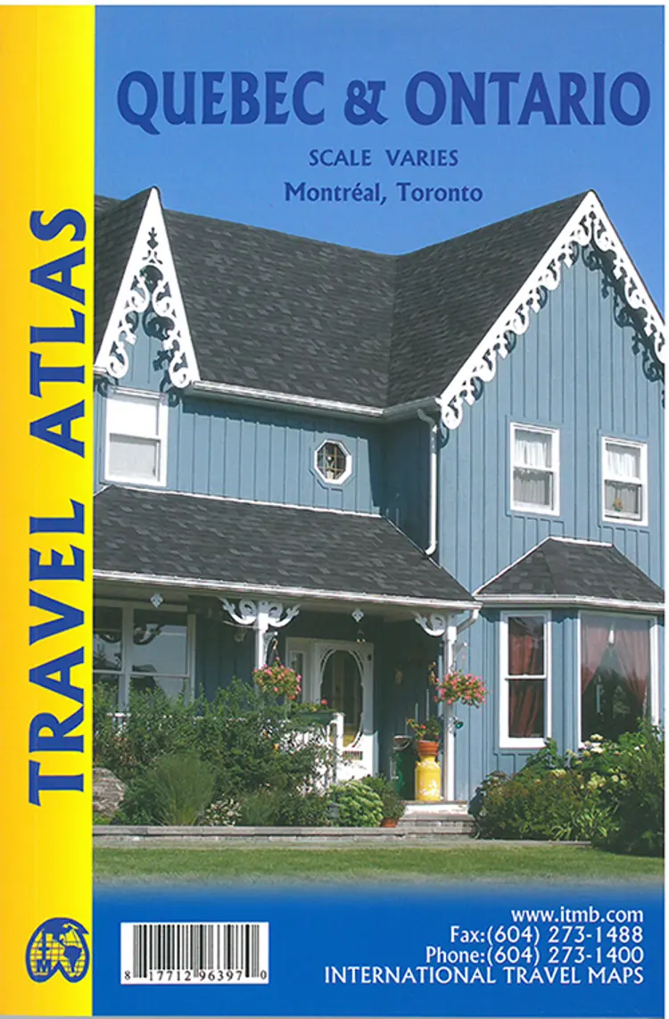 Quebec and Ontario Travel Atlas af ITM Publications
