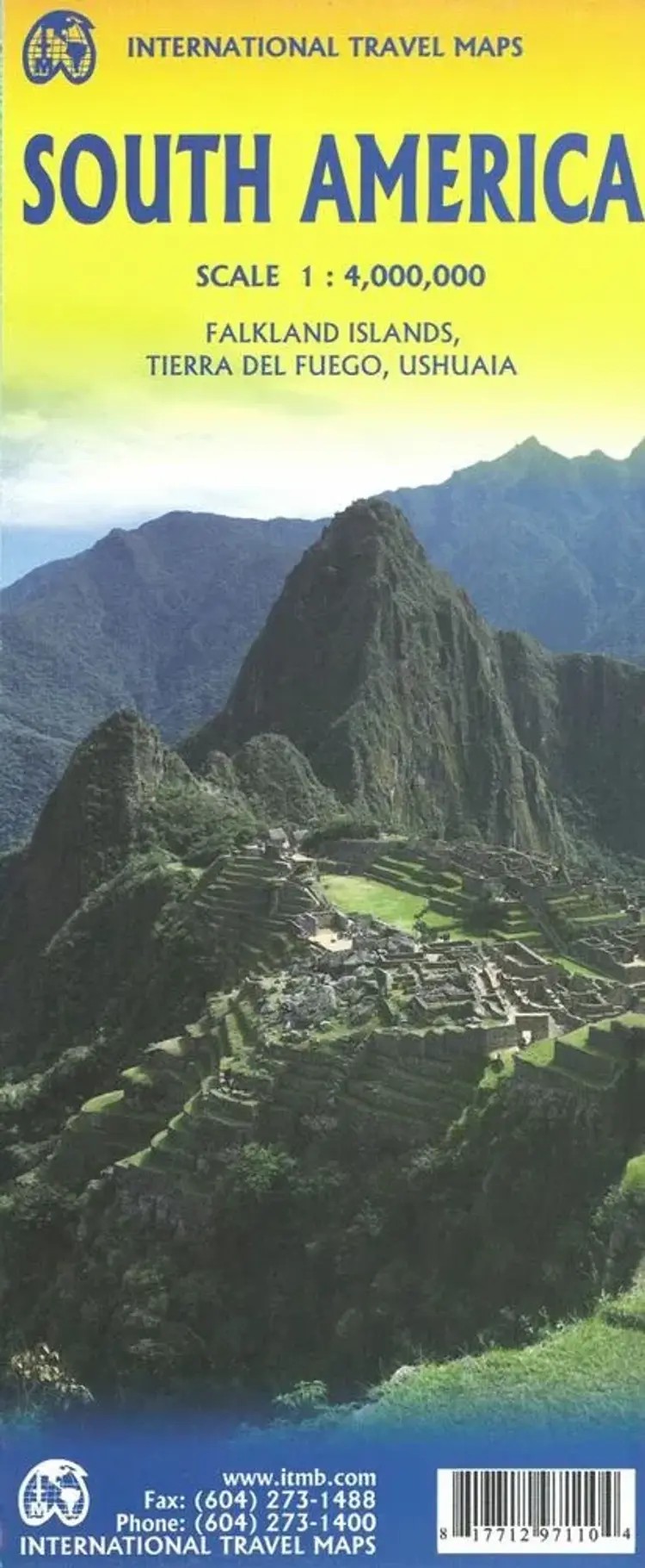 South America, Interntional Travel Maps af ITM Publications