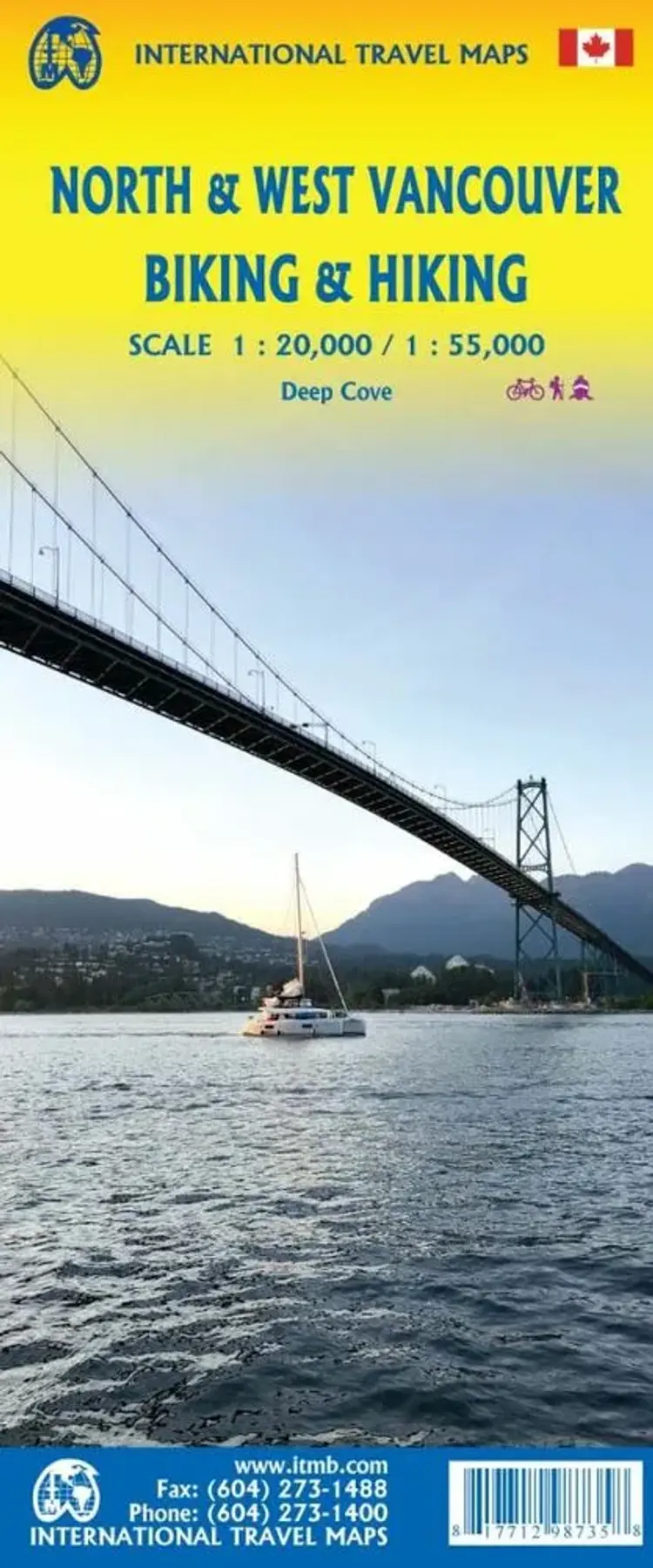 North & West Vancouver Biking & Hiking af ITM Publications