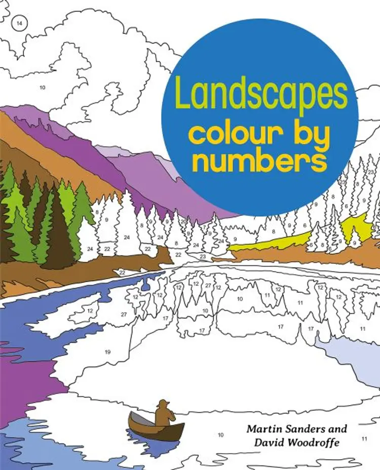 Landscape Colour by Numbers af David Woodroffe