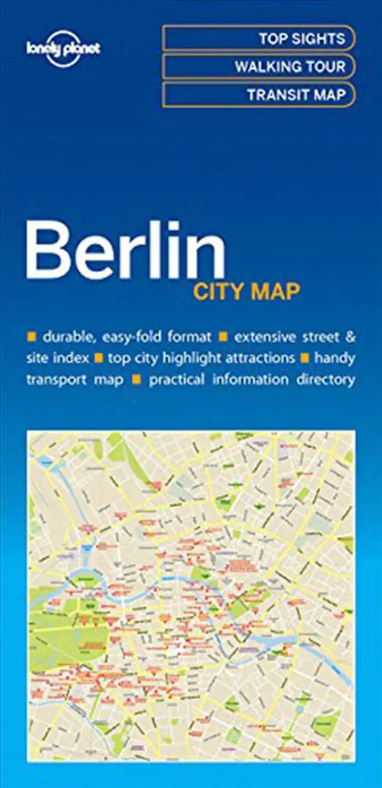 Berlin City Map af Lonely Planet