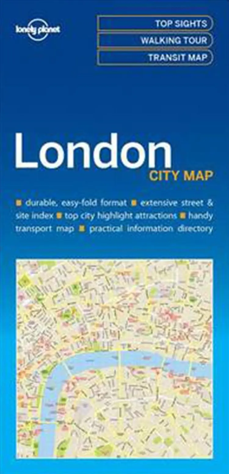 London City Map af Lonely Planet