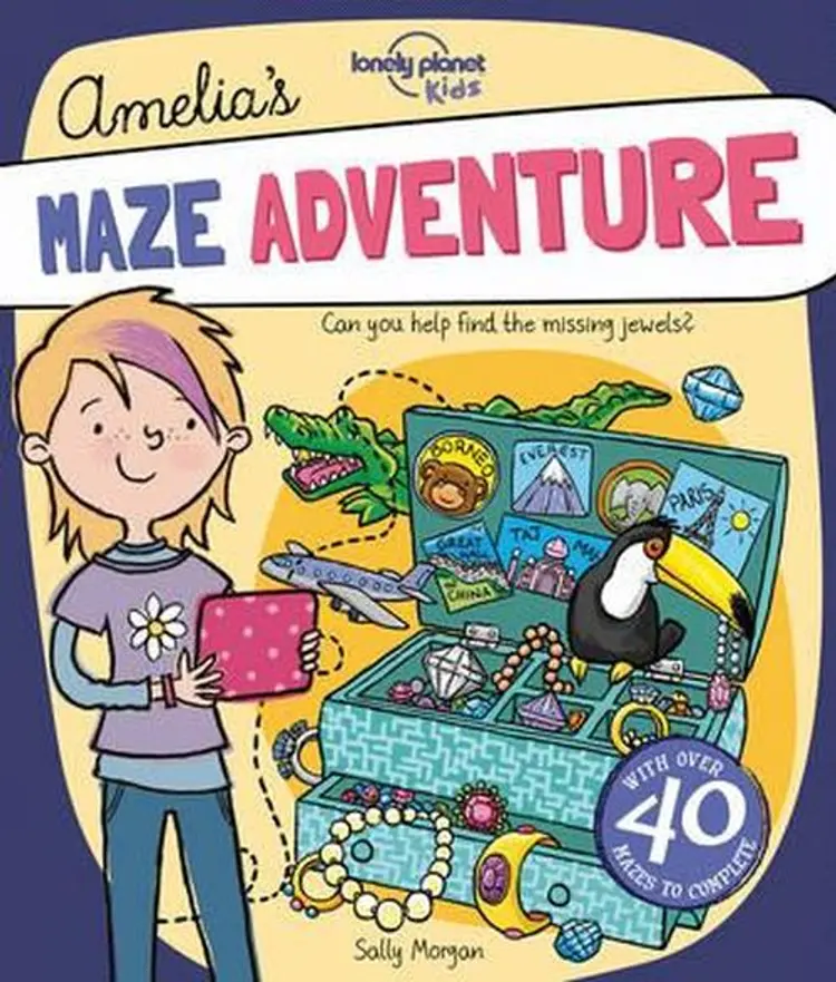 Amelia's Maze Adventure: Can you help find the missing jewels? af Lonely Planet