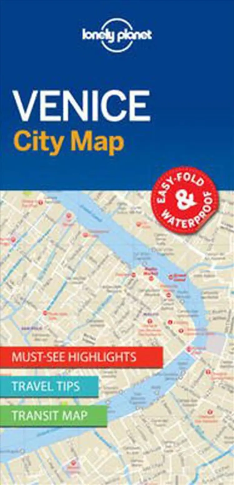 Venice City Map af Lonely Planet