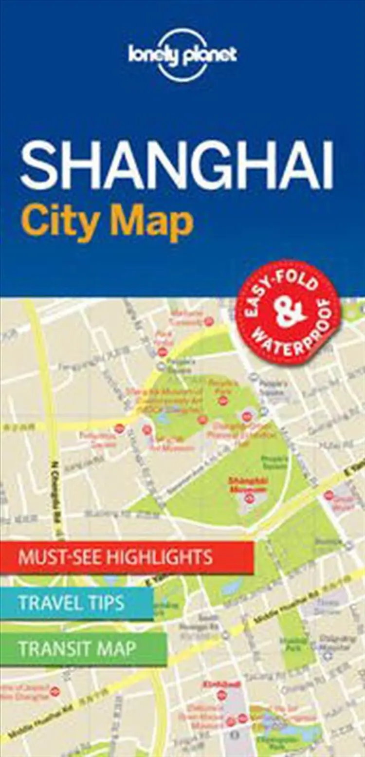 Shanghai City Map af Lonely Planet