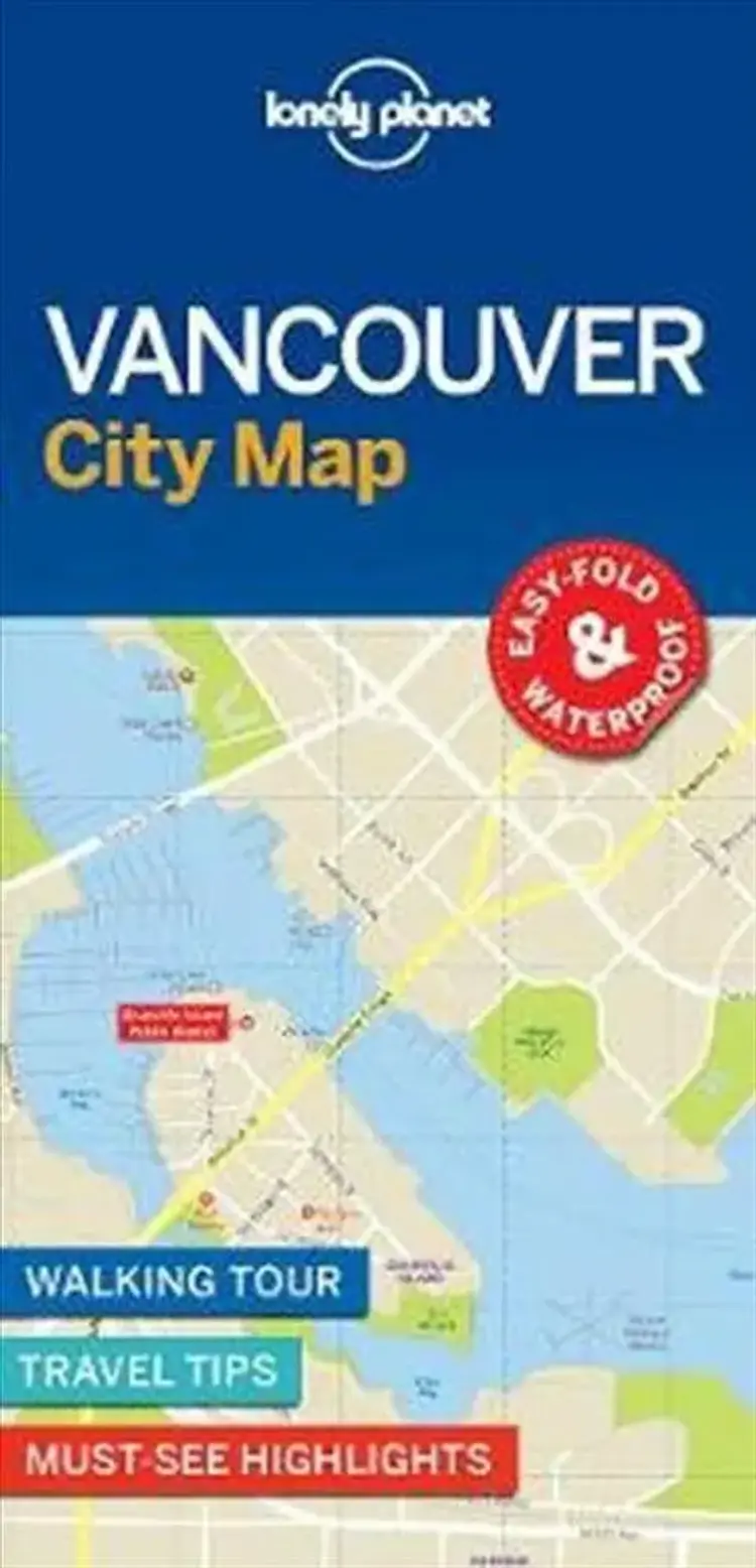 Vancouver City Map af Lonely Planet