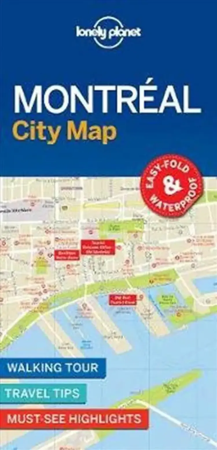 Montreal City Map af Lonely Planet