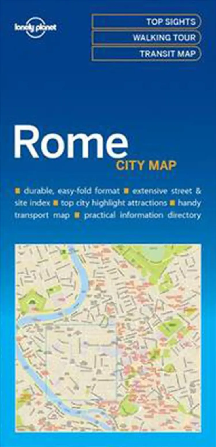 Rome City Map af Lonely Planet