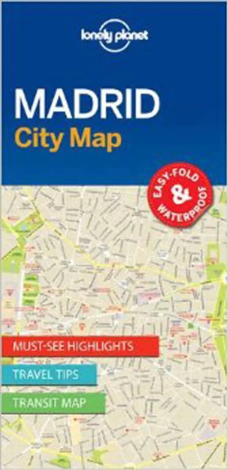 Madrid City Map af Lonely Planet
