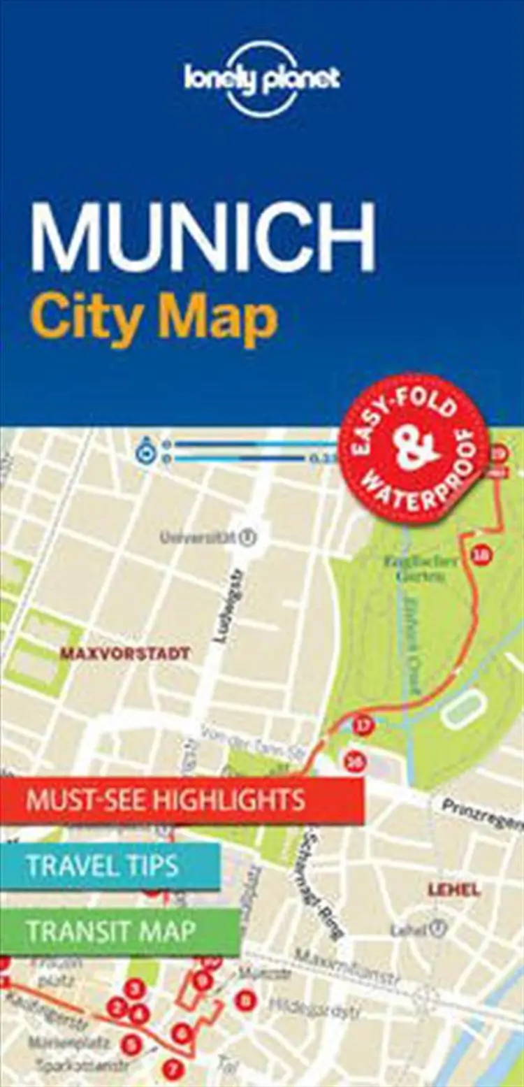 Munich City Map af Lonely Planet