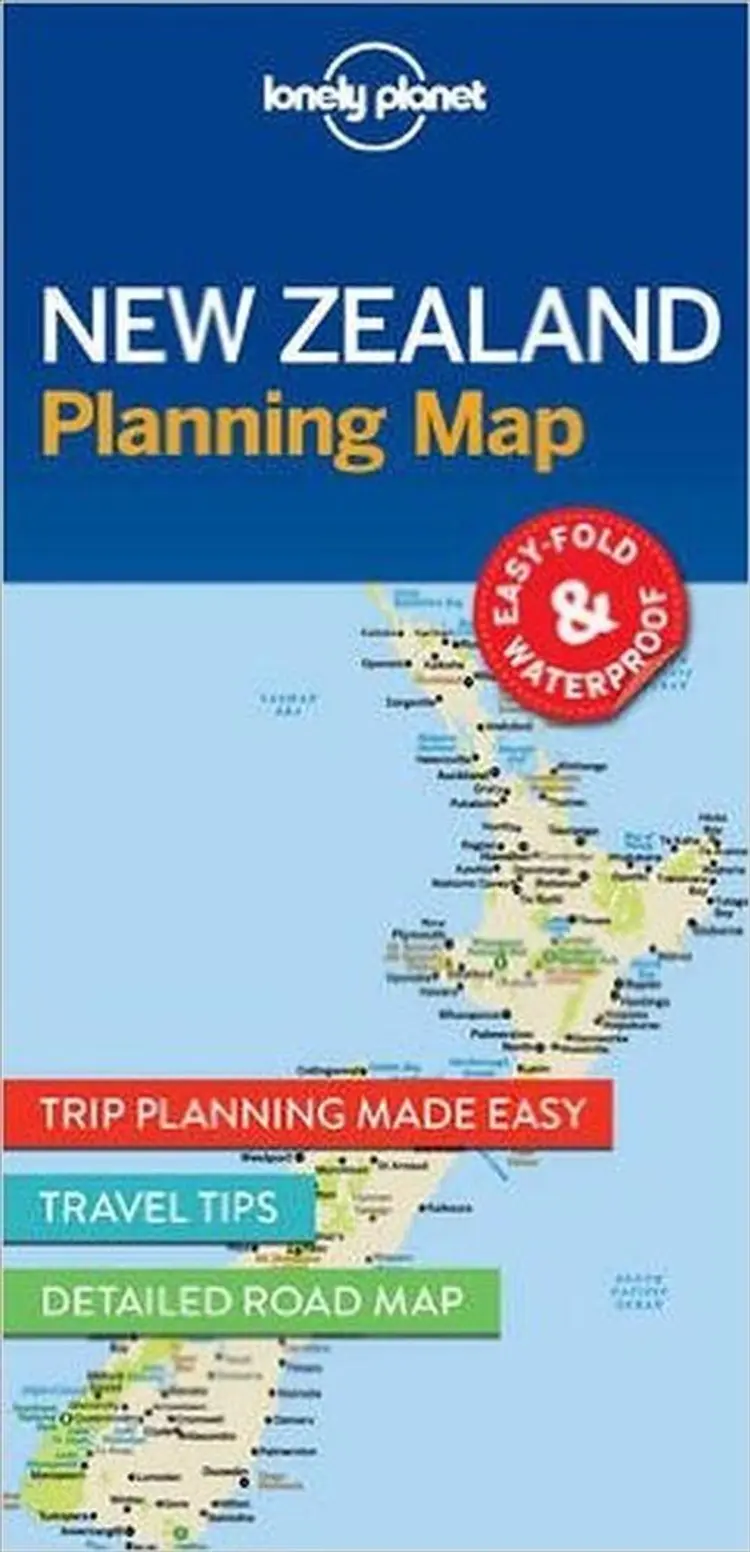 Lonely Planet New Zealand Planning Map af Lonely Planet