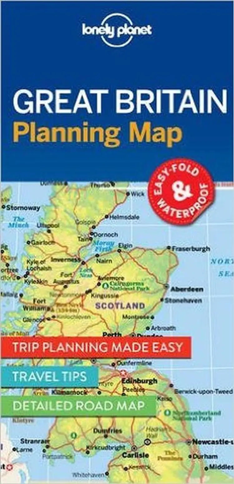 Lonely Planet Great Britain Planning Map af Lonely Planet