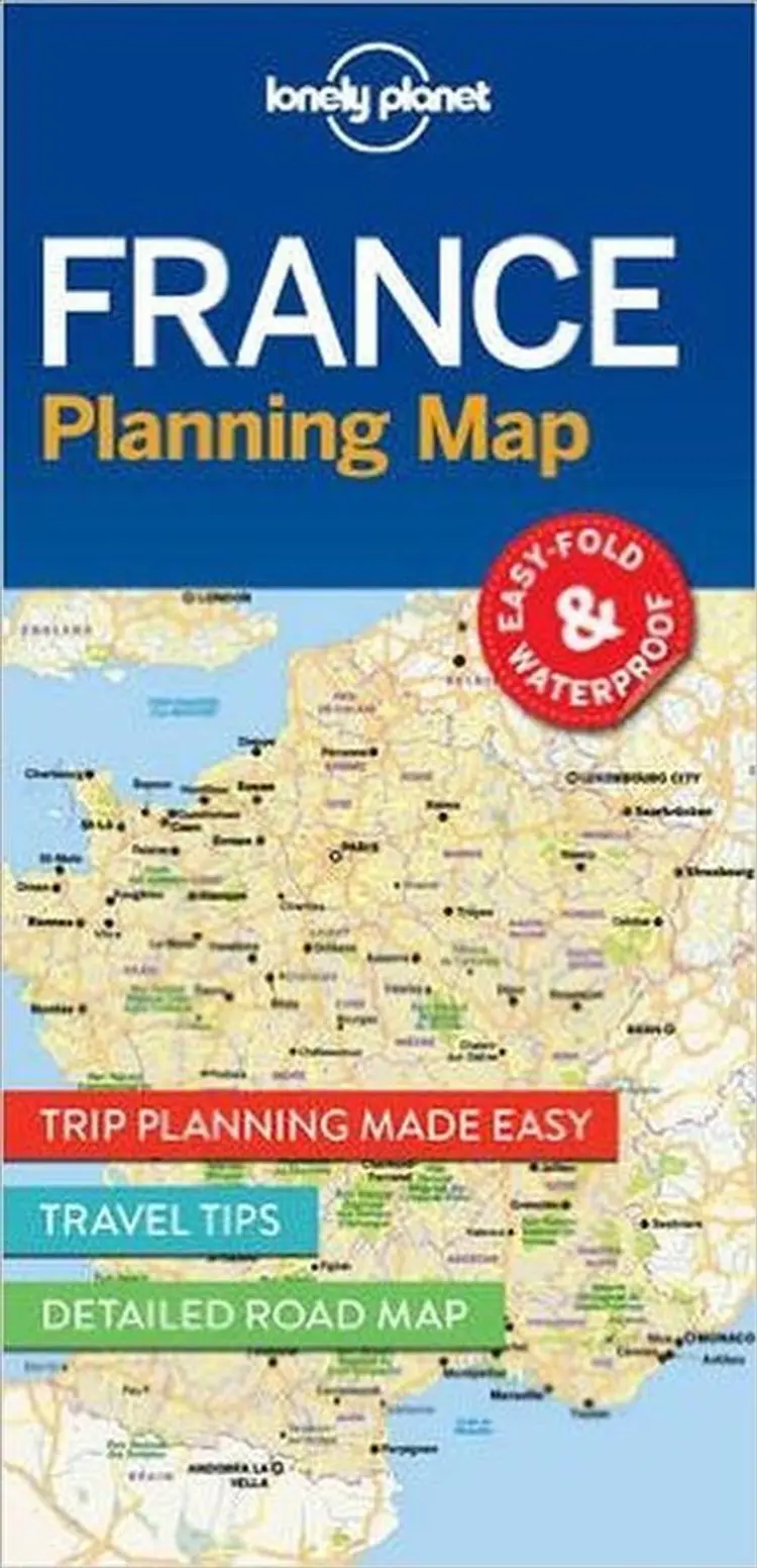 Lonely Planet Planning Map: France af Lonely Planet
