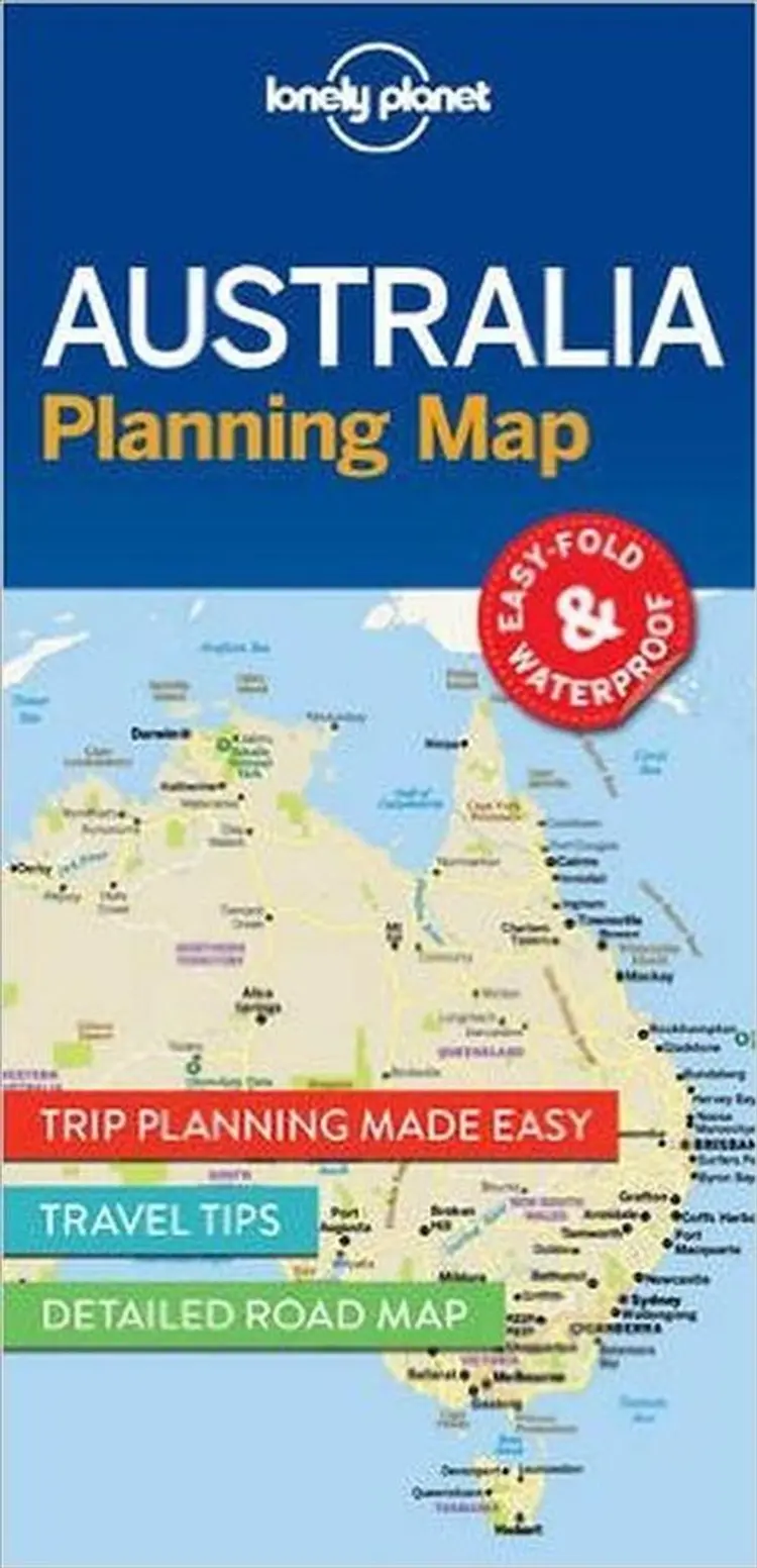 Lonely Planet Planning Map: Australia af Lonely Planet