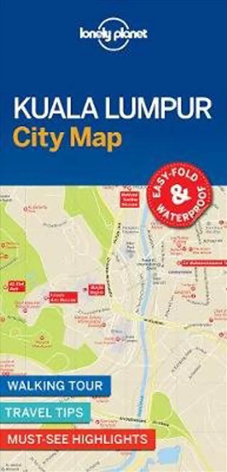 Kuala Lumpur City Map af Lonely Planet