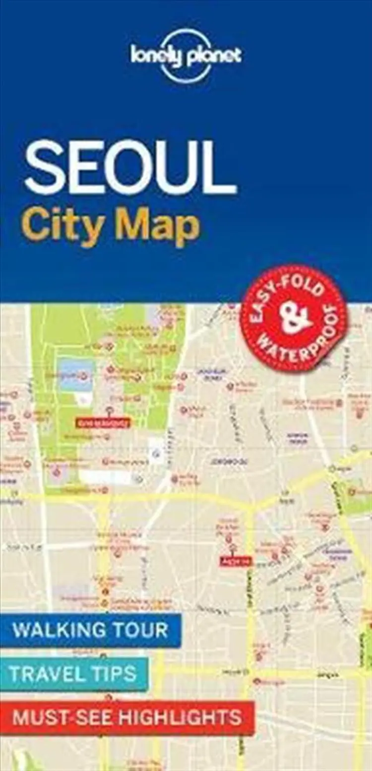 Seoul City Map af Lonely Planet