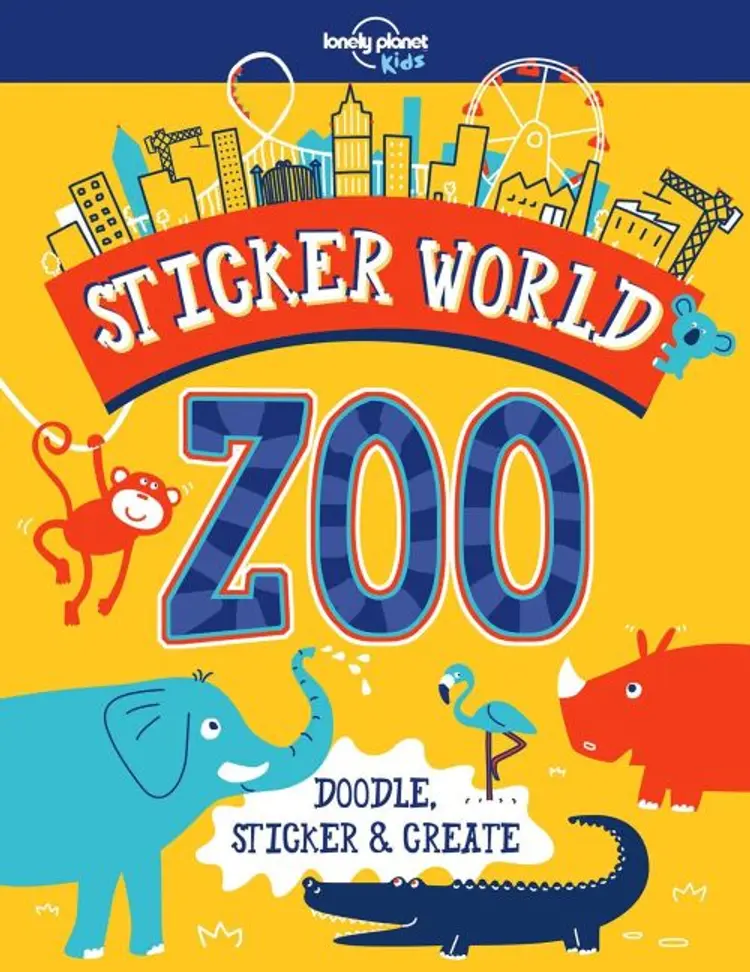 Sticker World: Zoo : Doodle, Sticker & Create af Lonely Planet