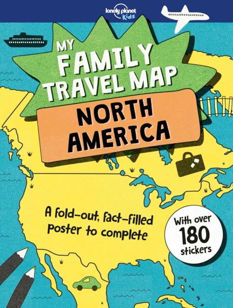 My Family Travel Map North America af Lonely Planet