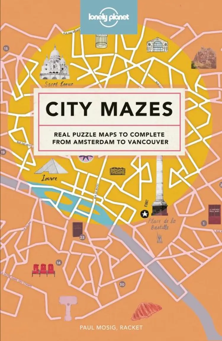 City Mazes: Real puzzle maps to complete from Amsterdam to Vancouver af Lonely Planet