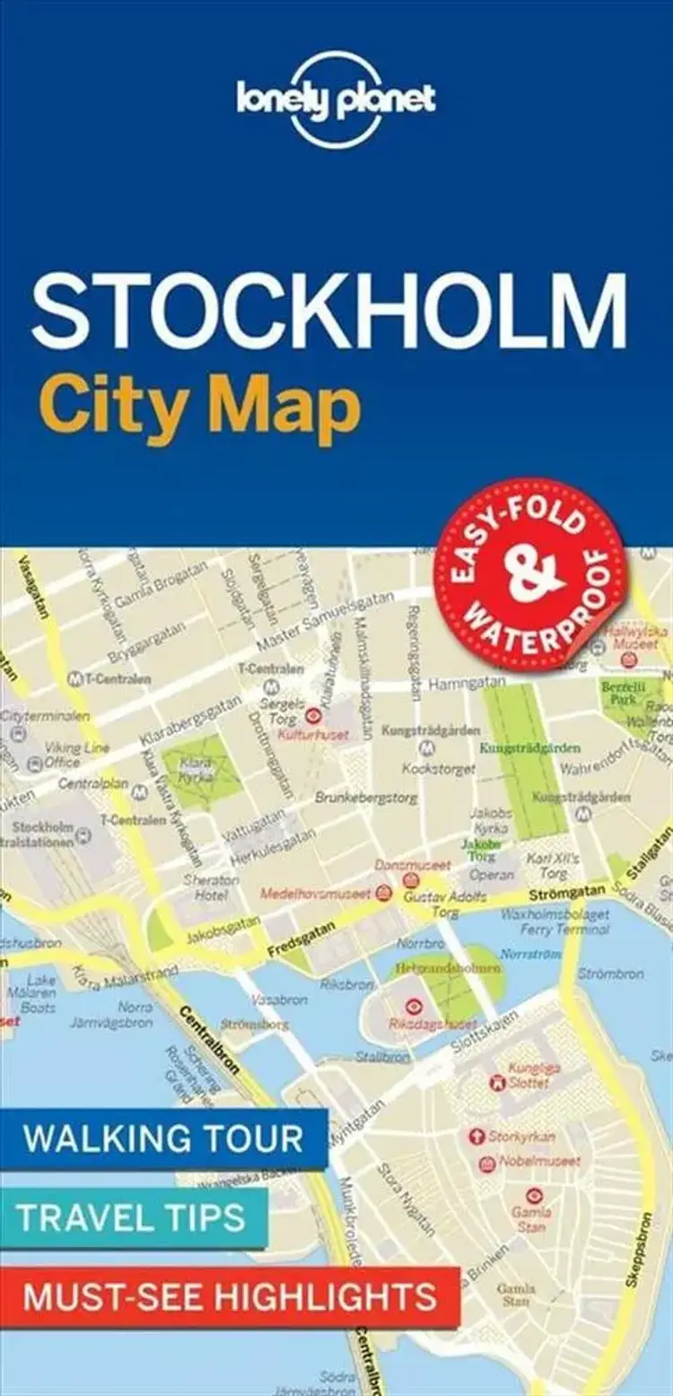 Stockholm City Map af Lonely Planet