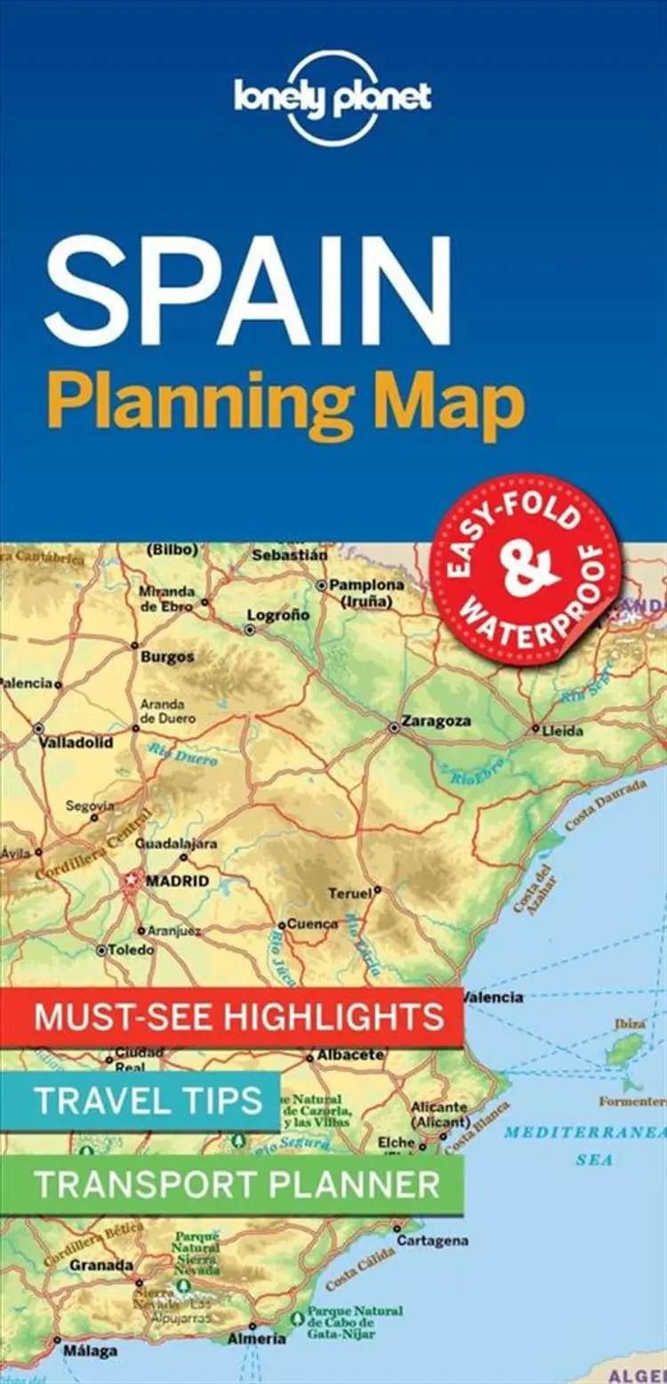 Spain Planning Map - Lonely Planet af Lonely Planet