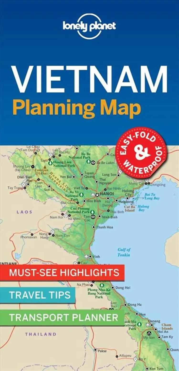 Vietnam Planning Map af Lonely Planet