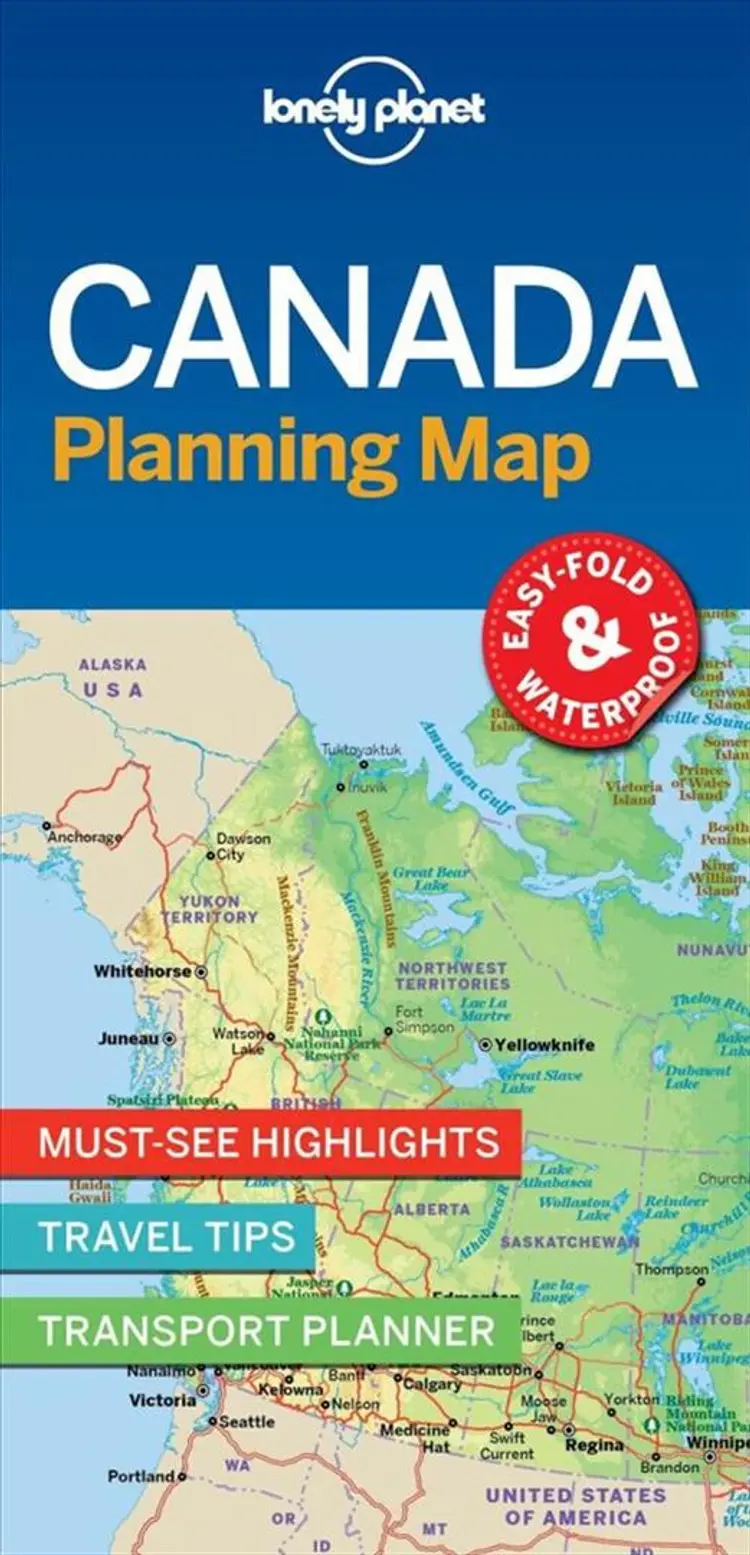Canada Planning Map af Lonely Planet