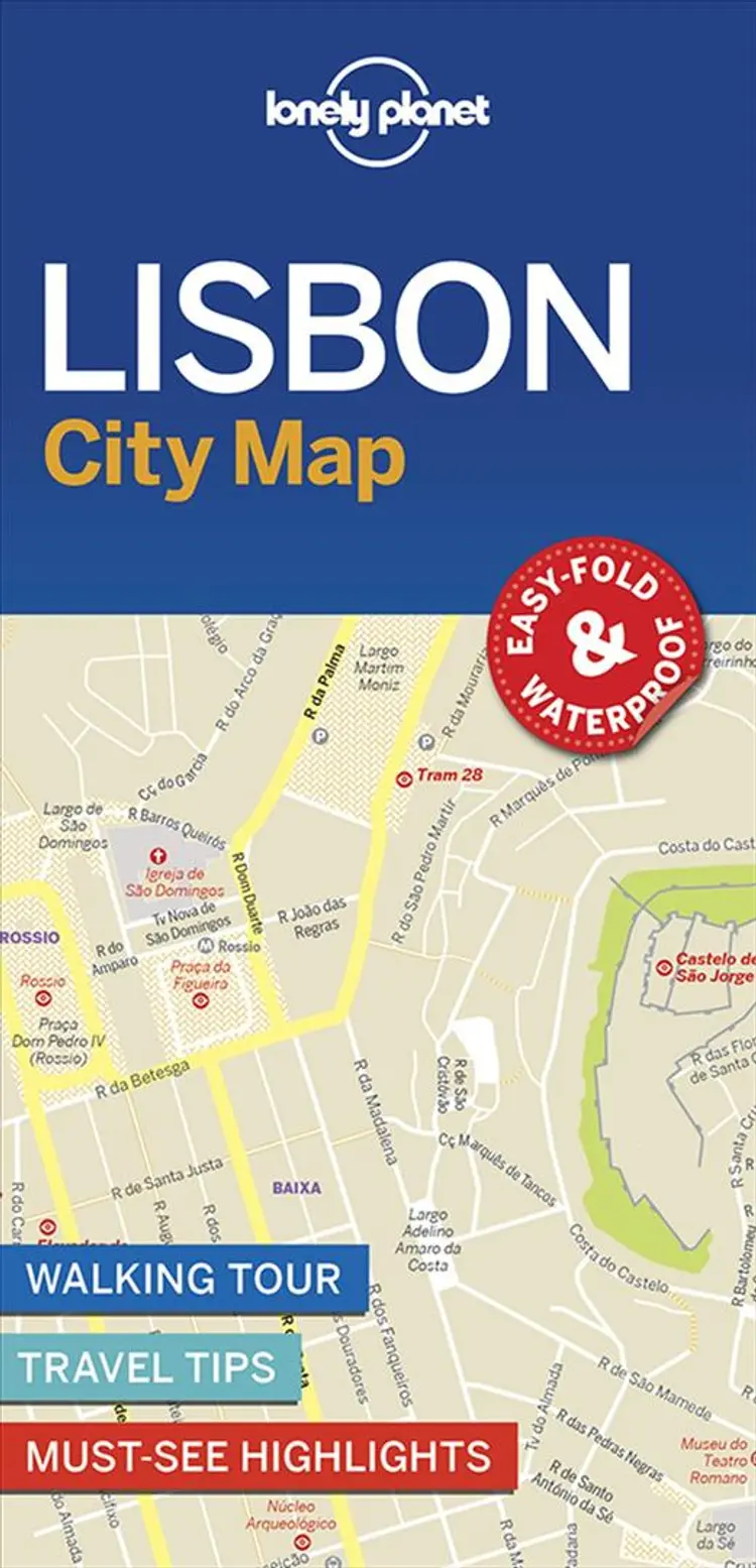 Lisbon City Map af Lonely Planet