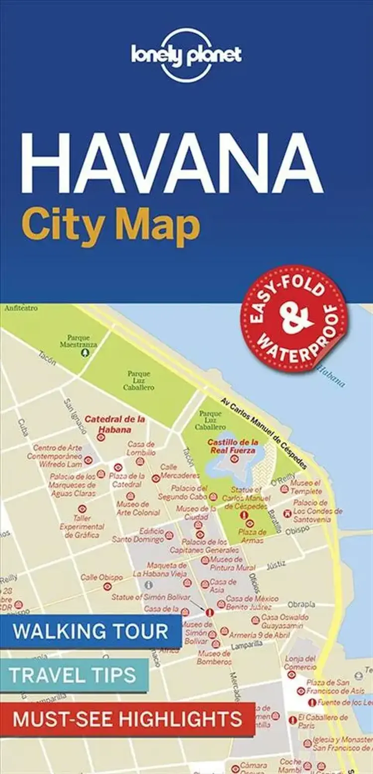 Havana City Map af Lonely Planet