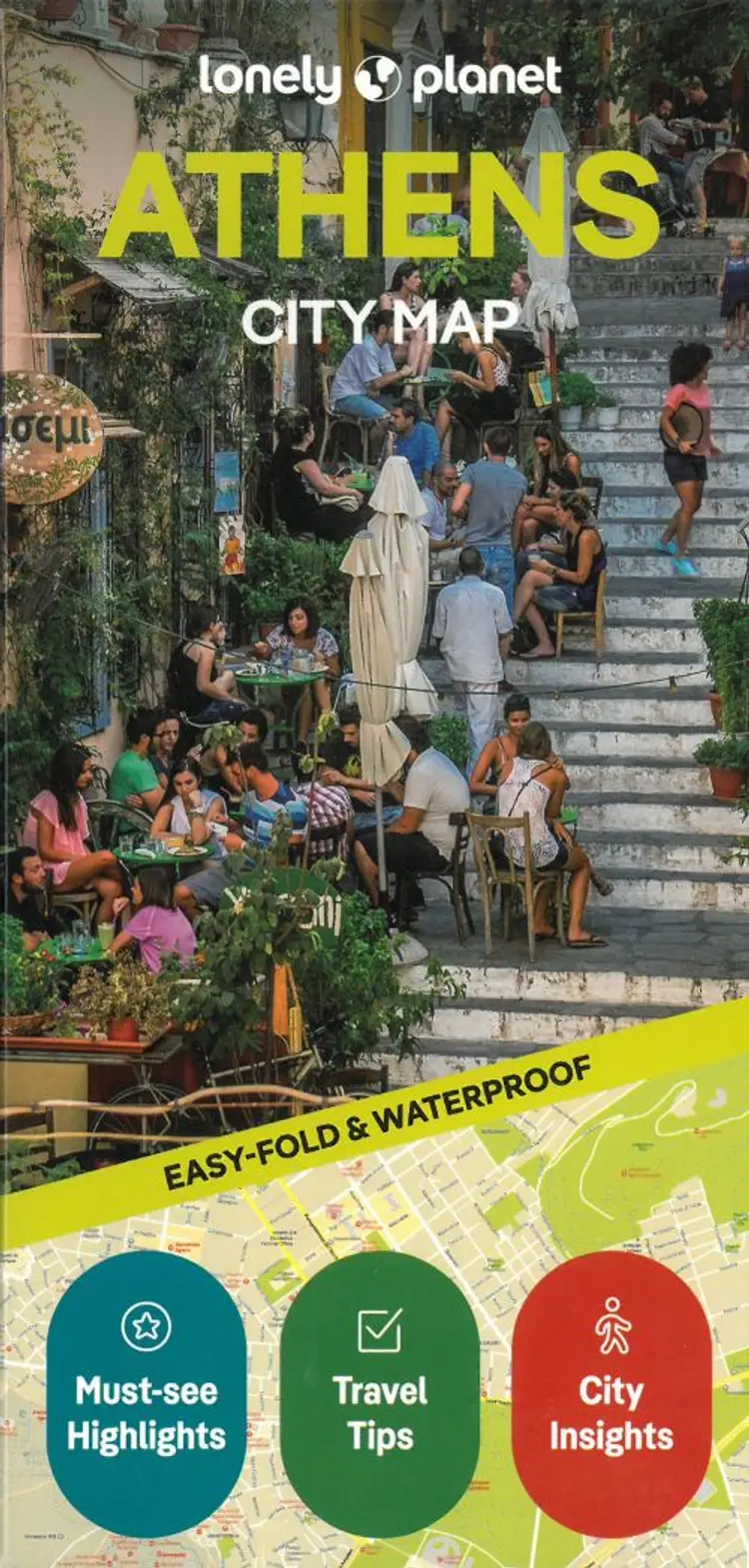 Athens City Map af Lonely Planet