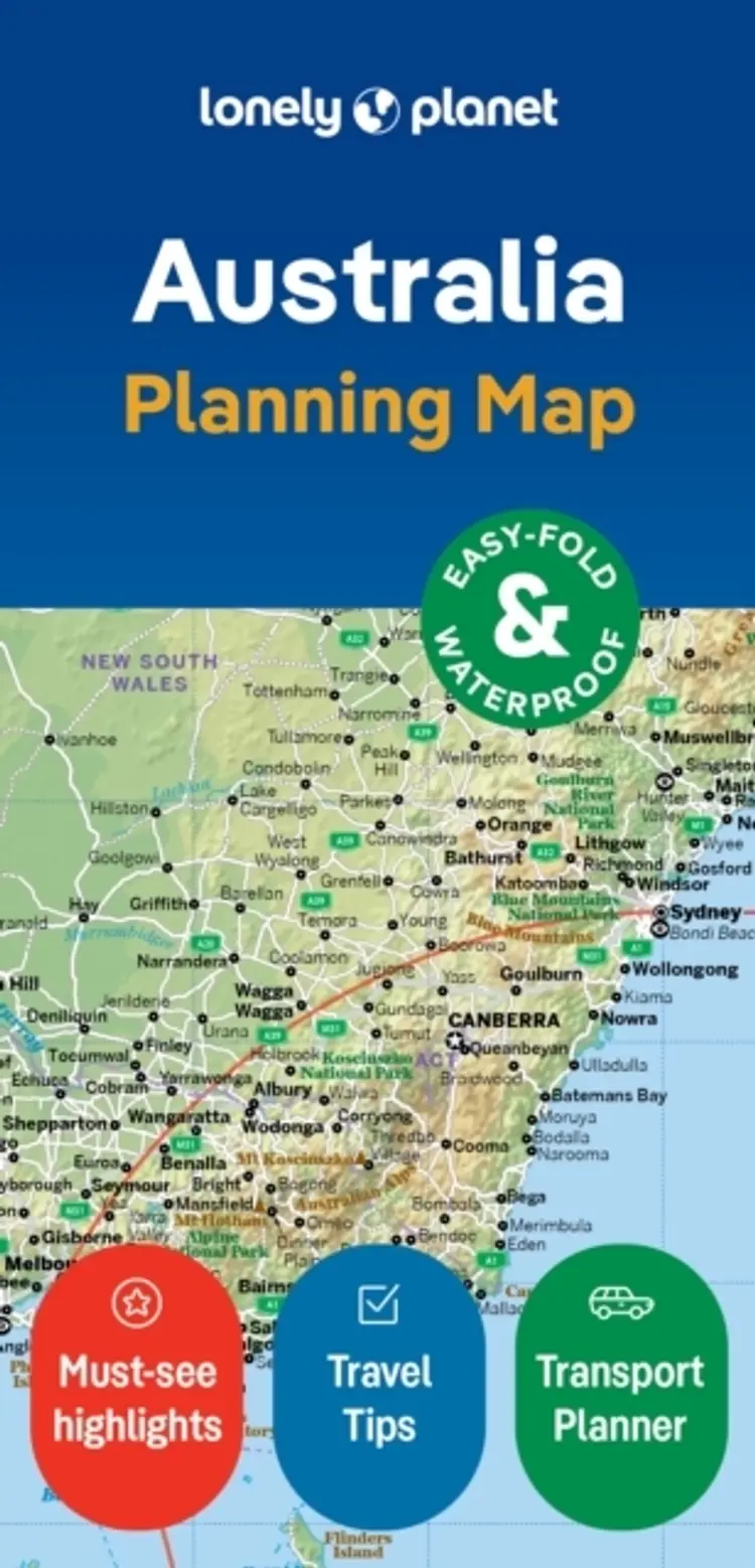 Lonely Planet Australia Planning Map - Lonely Planet af Lonely Planet