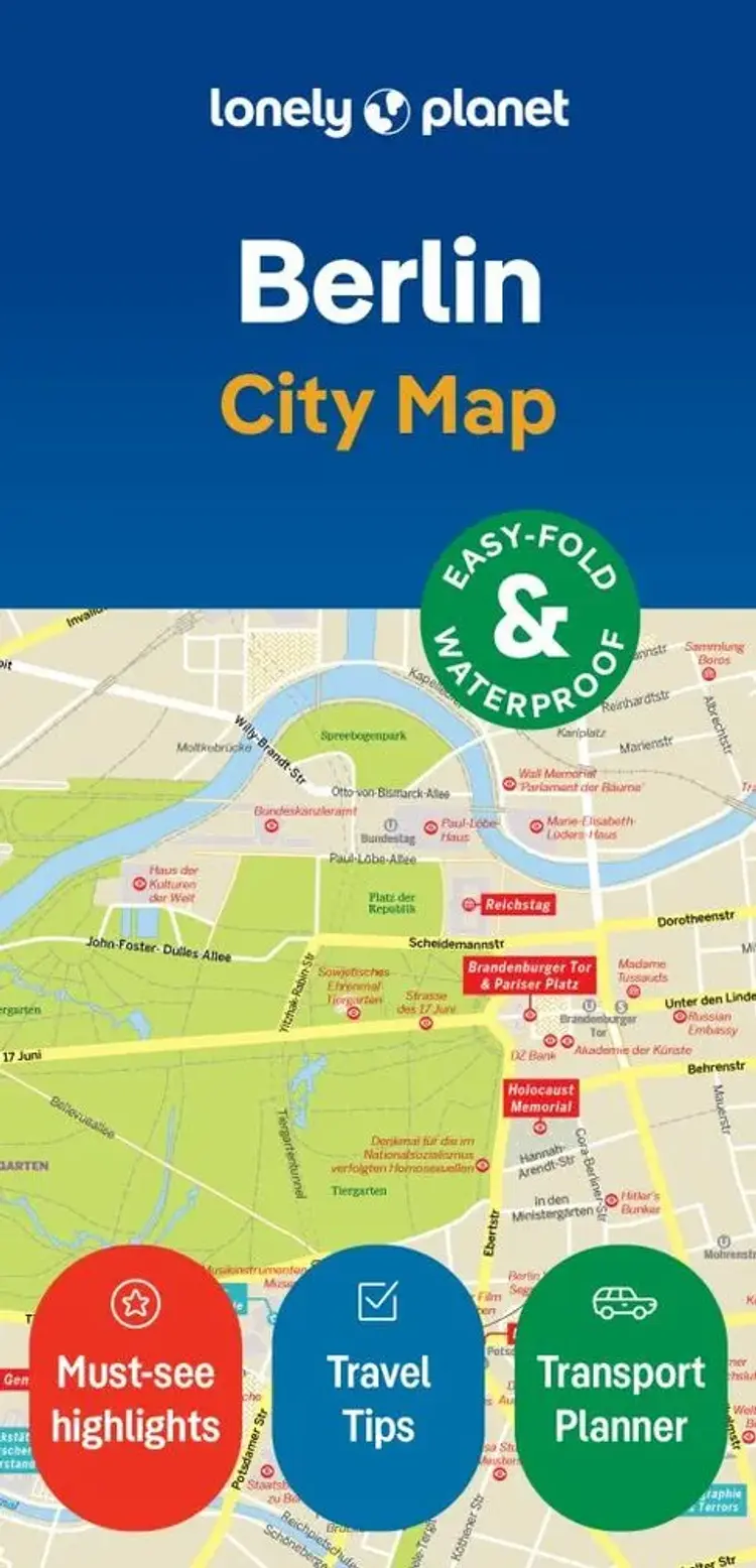 Berlin City Map af Lonely Planet