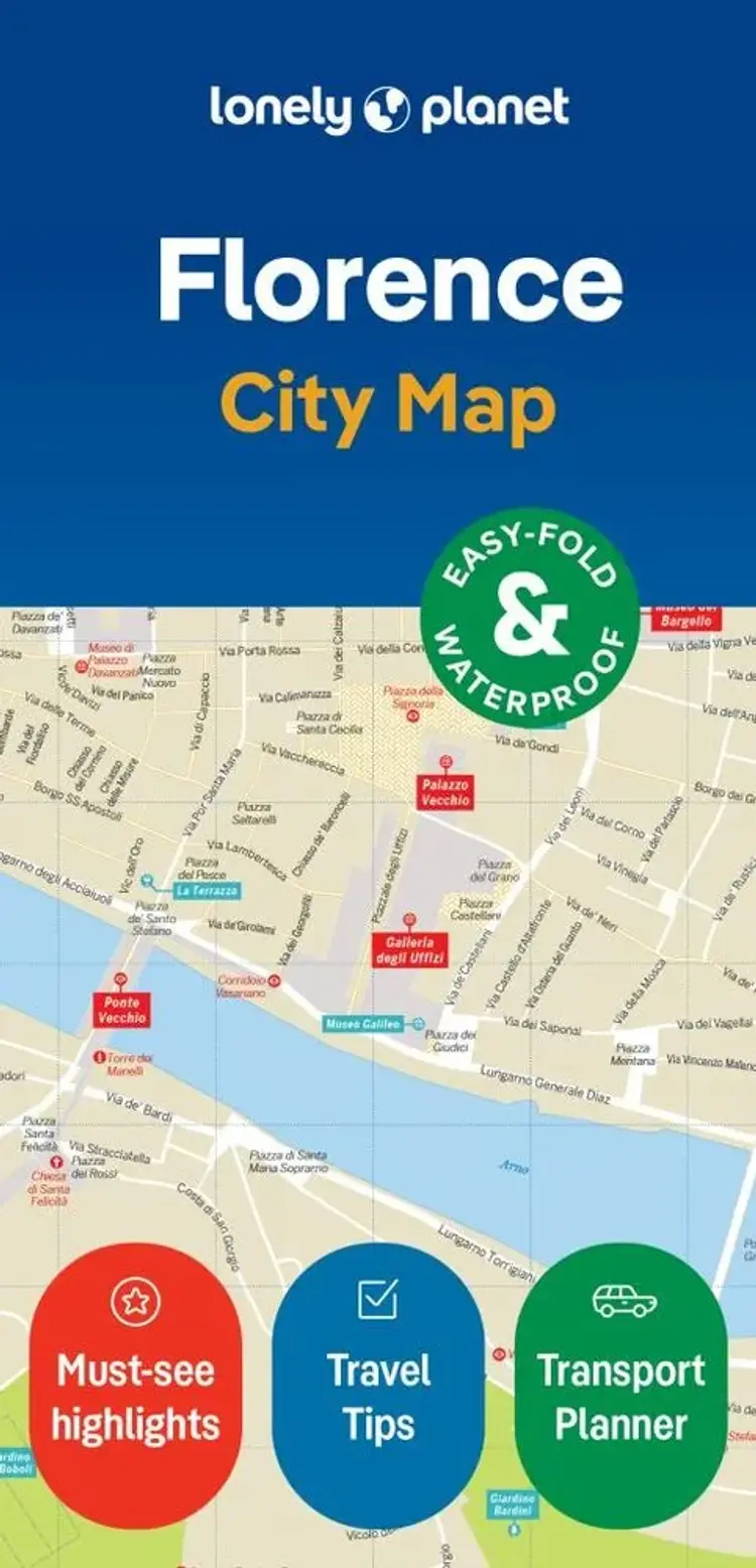 Florence City Map af Lonely Planet