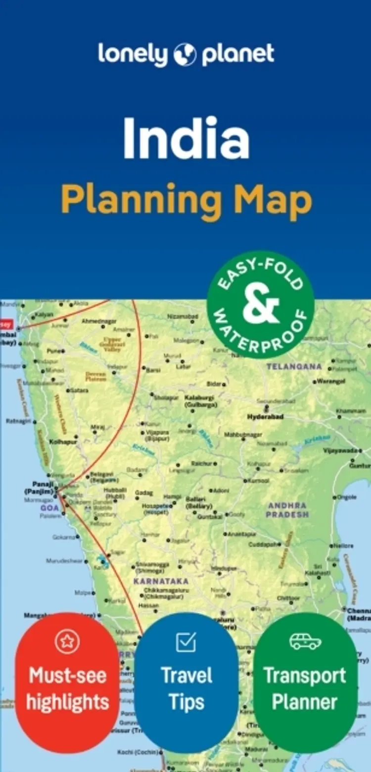 Lonely Planet India Planning Map - Lonely Planet af Lonely Planet