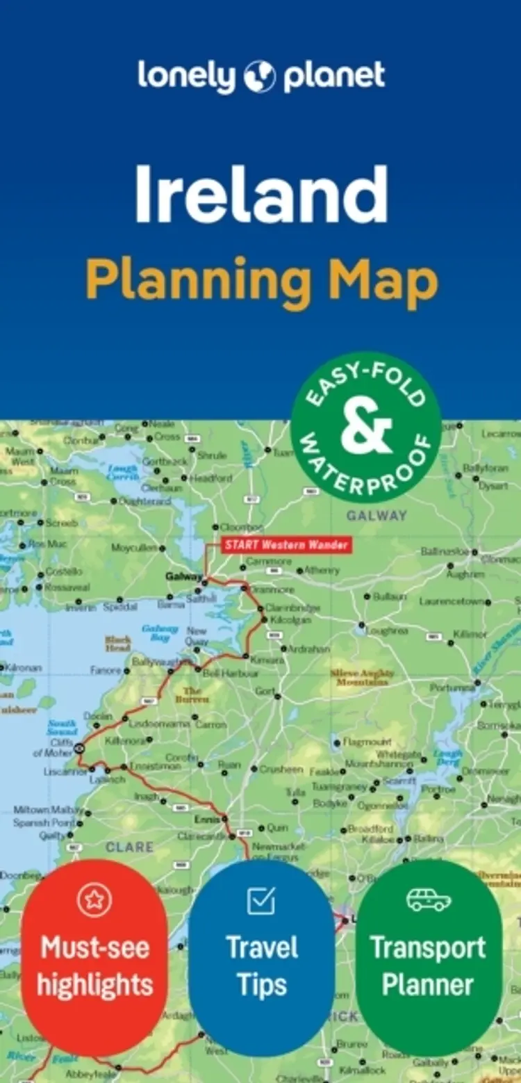 Lonely Planet Planning Map: Ireland - Lonely Planet af Lonely Planet