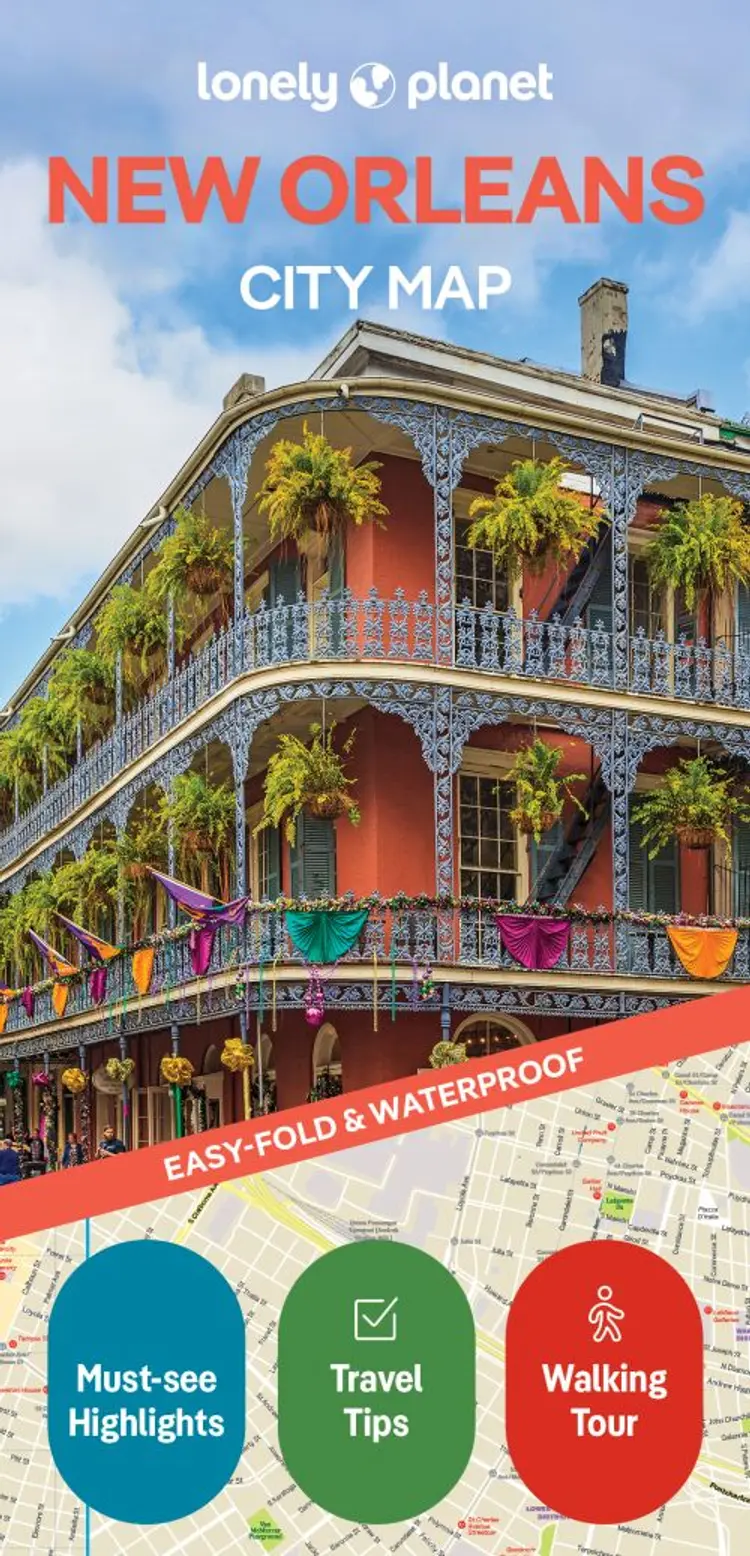 New Orleans City Map af Lonely Planet