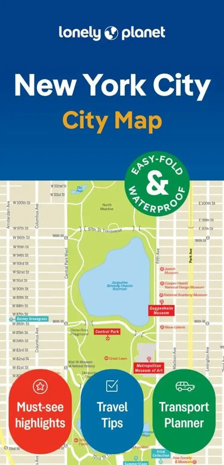 New York City Map af Lonely Planet