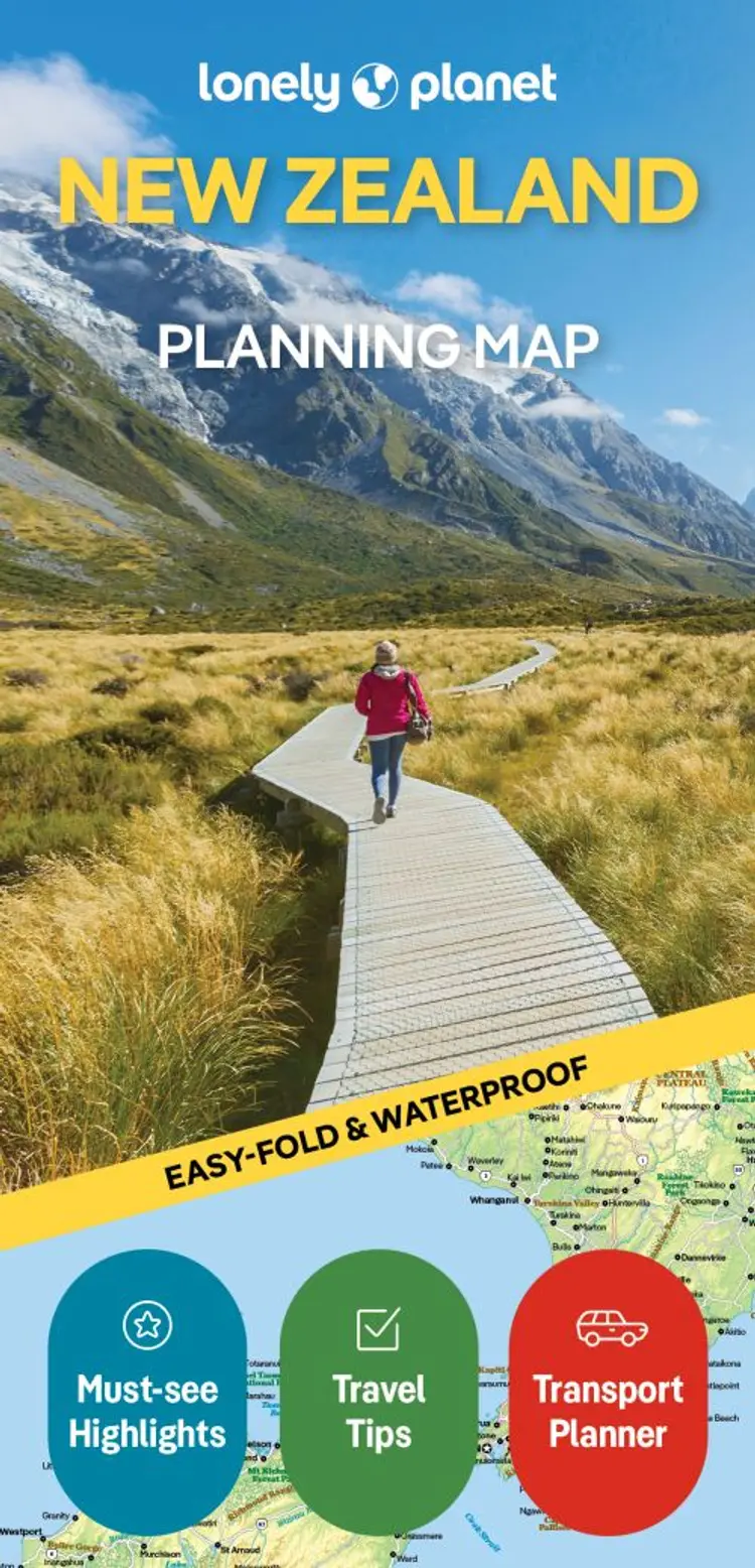 Lonely Planet Planning Map: New Zealand af Lonely Planet