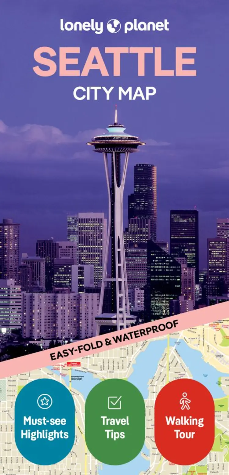 Seattle City Map af Lonely Planet