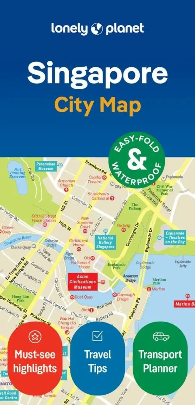 Singapore City Map - Lonely Planet af Lonely Planet