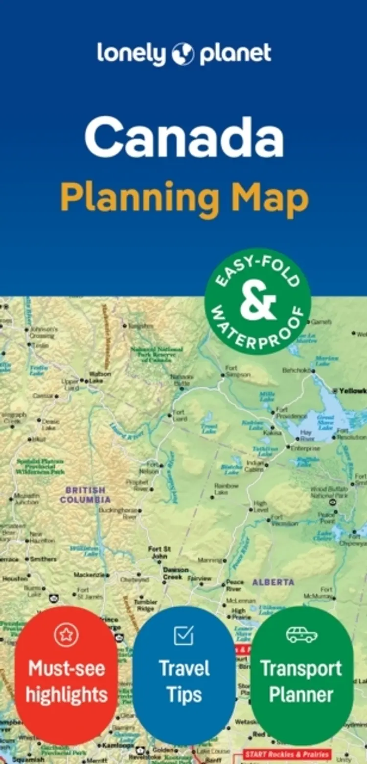 Lonely Planet Planning Map: Canada - Lonely Planet af Lonely Planet