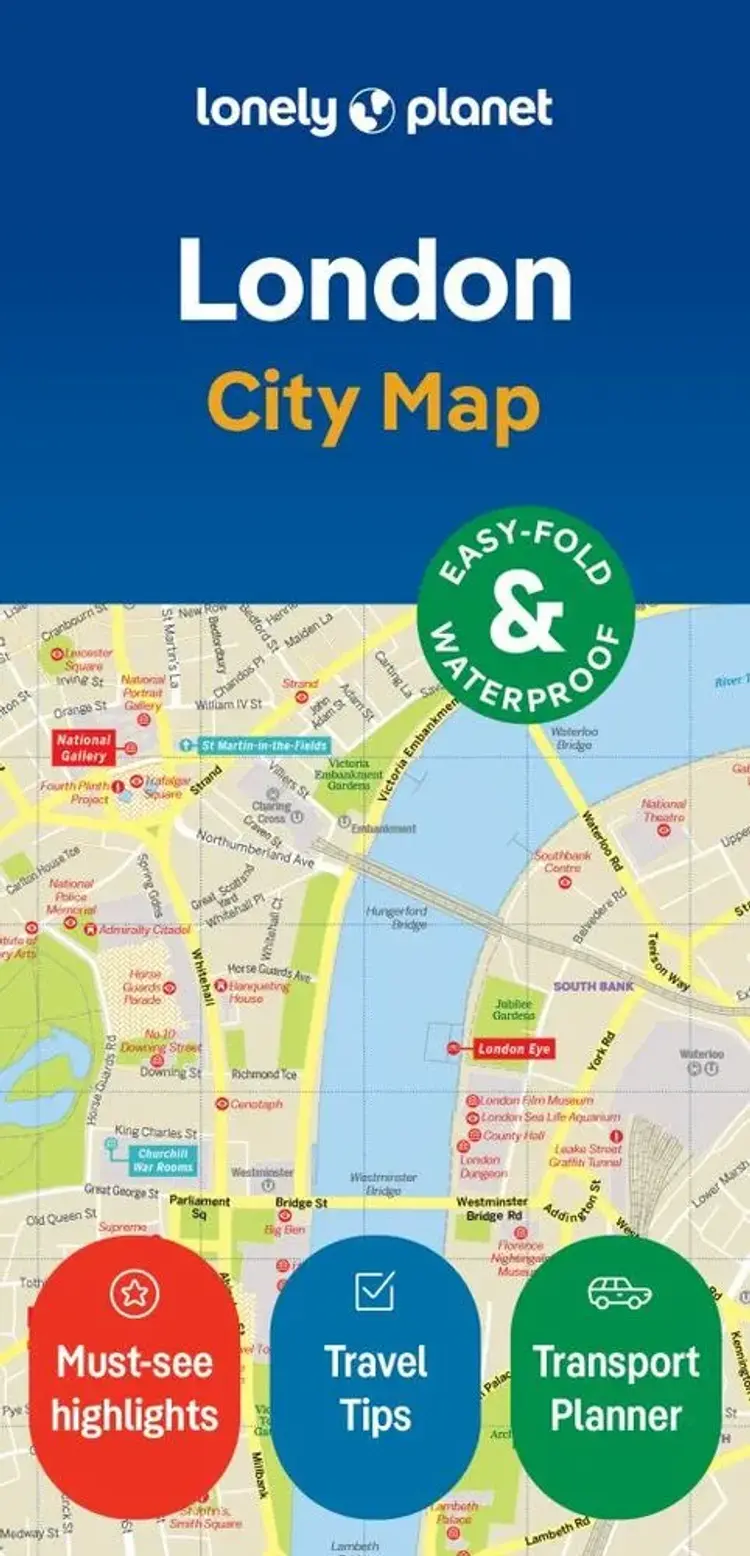 London City Map af Lonely Planet