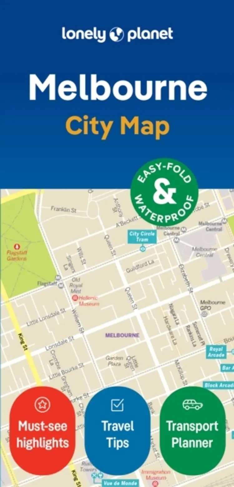 Lonely Planet Melbourne City Map - Lonely Planet af Lonely Planet