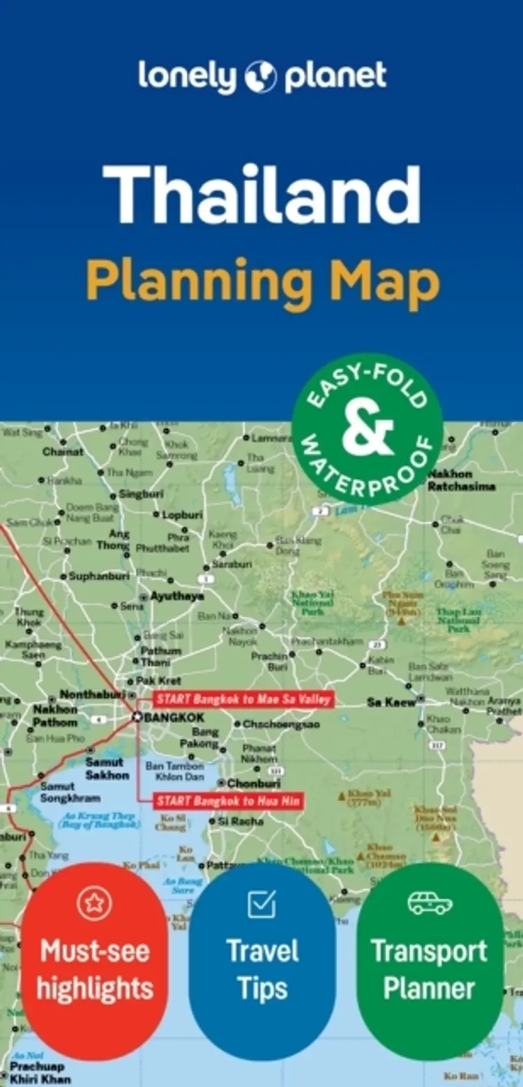 Lonely Planet Planning Map: Thailand - Lonely Planet af Lonely Planet