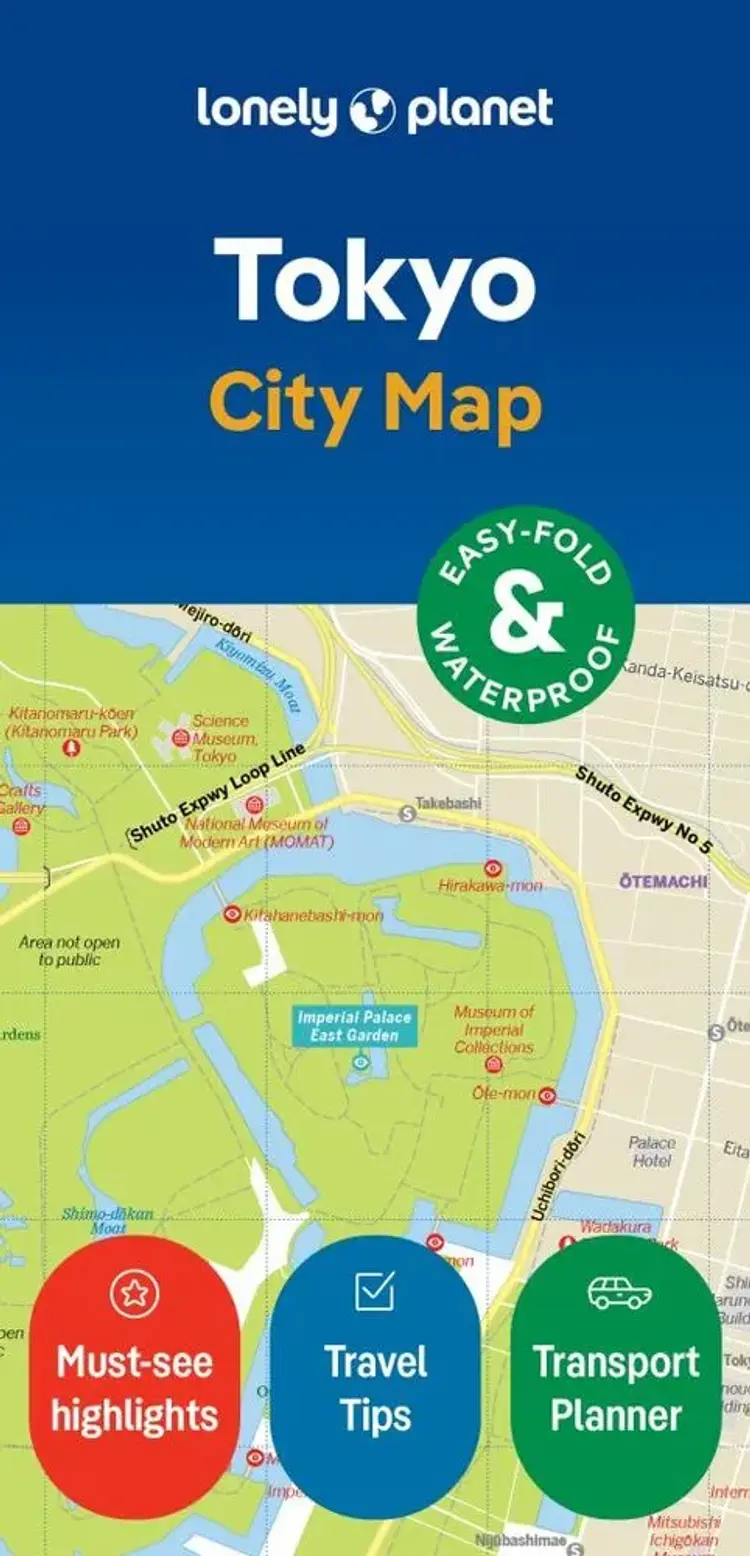 Tokyo City Map af Lonely Planet