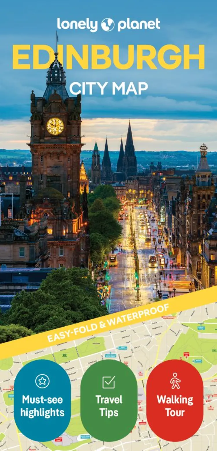 Edinburgh City Map, Lonely Planet af Lonely Planet