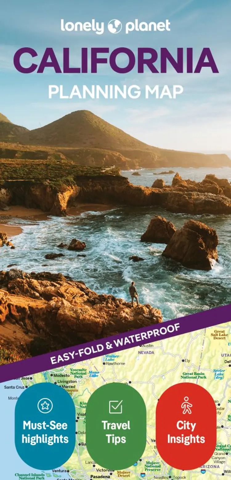 California Planning Map af Lonely Planet