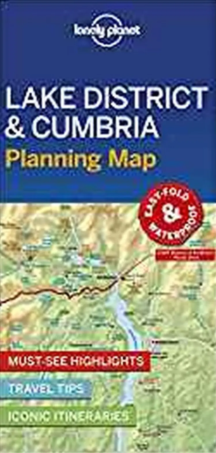 Lonely Planet Planning Map: Lake District & Cumbria af Lonely Planet