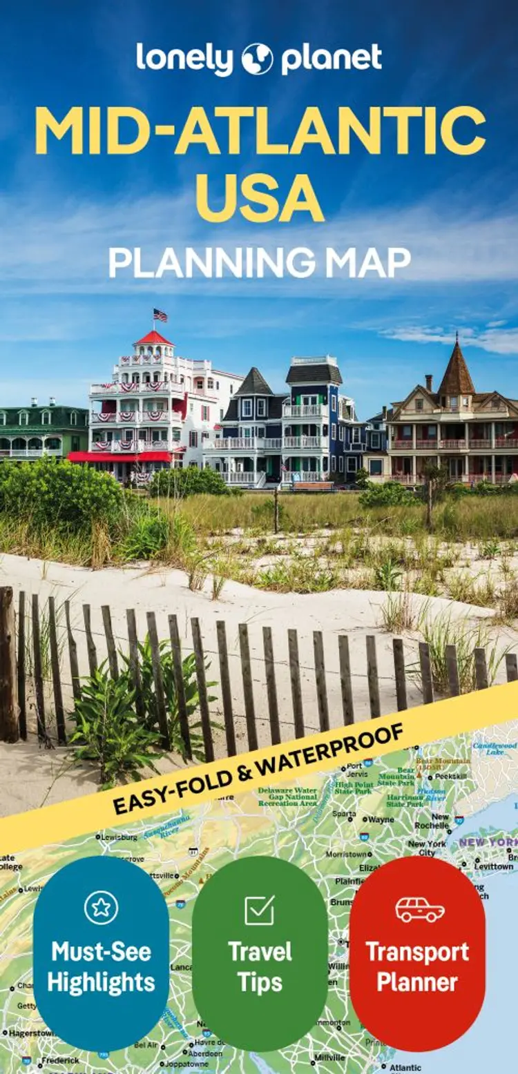 Mid-Atlantic USA Planning Map af Lonely Planet