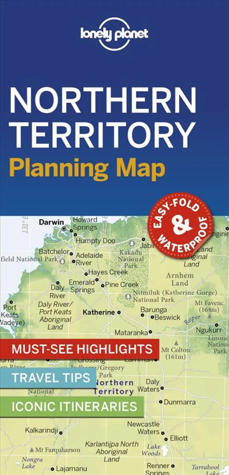 Lonely Planet Planning Map: Northern Territory af Lonely Planet